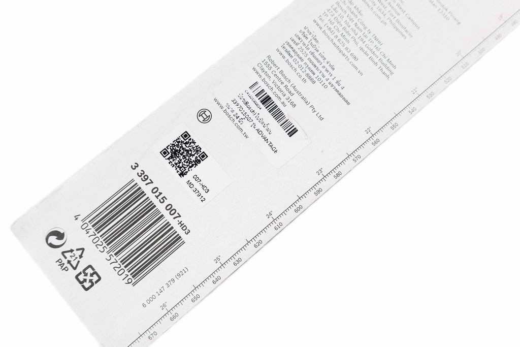 บ๊อช(Bosch) ใบปัดน้ำฝน 3397015007 รุ่น ADVANTAGE ขนาด 24 นิ้ว