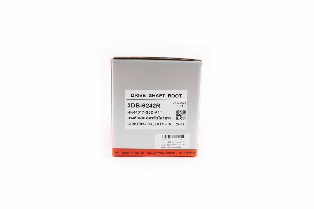 ตองสาม(333) ยางกันฝุ่นเพลาขับใน/ขวา  ฮอนด้า - ซีวิค"01-"03 , ซิตี้ HK44017-S5D-A11 3DB-6242R