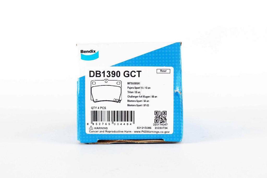เบ็นดิกซ์(Bendix) ผ้าเบรกหลัง DB1390 GCT