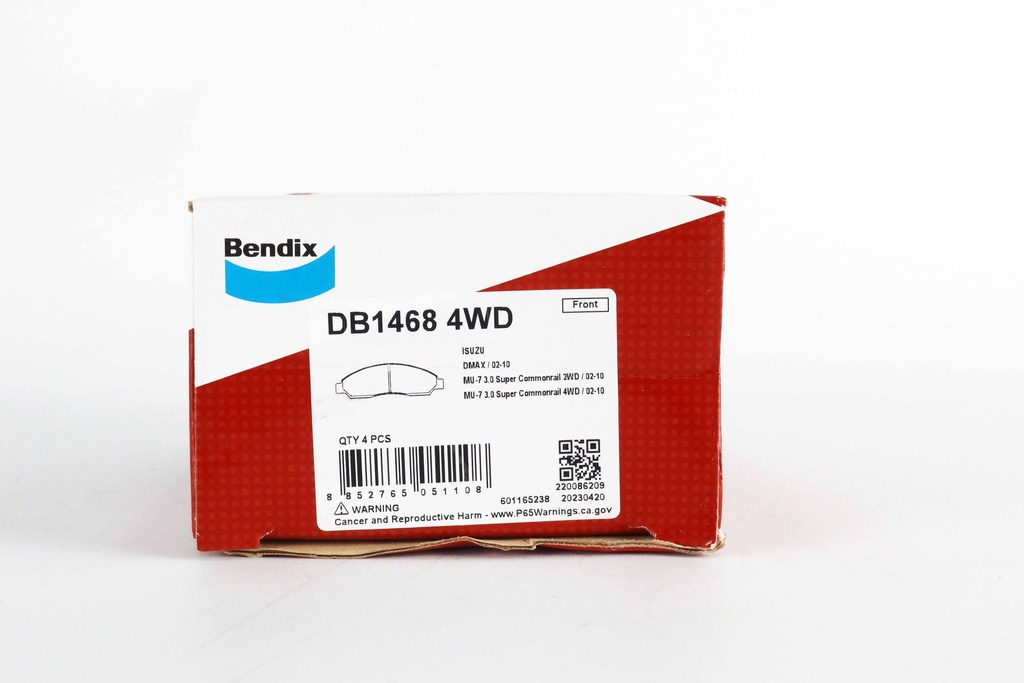 เบ็นดิกซ์(Bendix) ผ้าเบรกหน้า DB1468 UP/4WD
