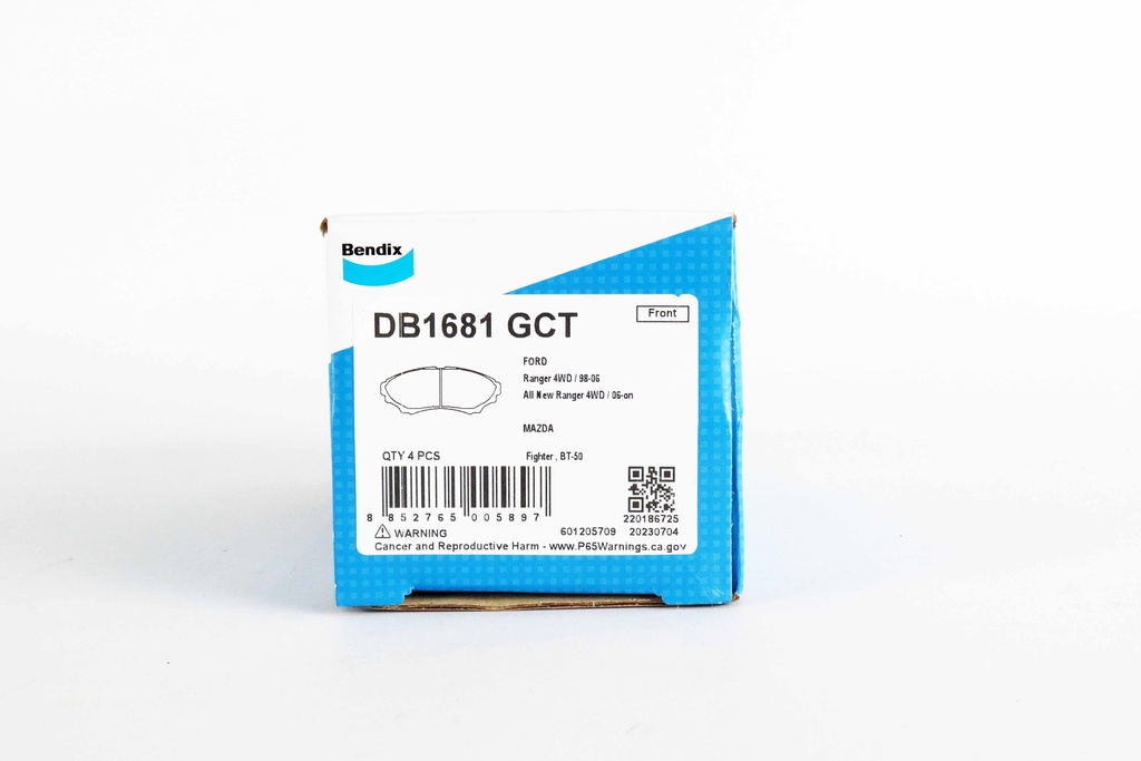 เบ็นดิกซ์(Bendix) ผ้าเบรกหน้า DB1681 GCT