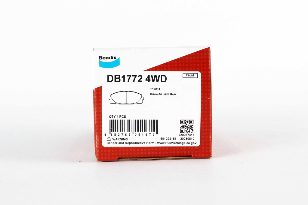เบ็นดิกซ์(Bendix) ผ้าเบรกหน้า DB1772 UP/4WD