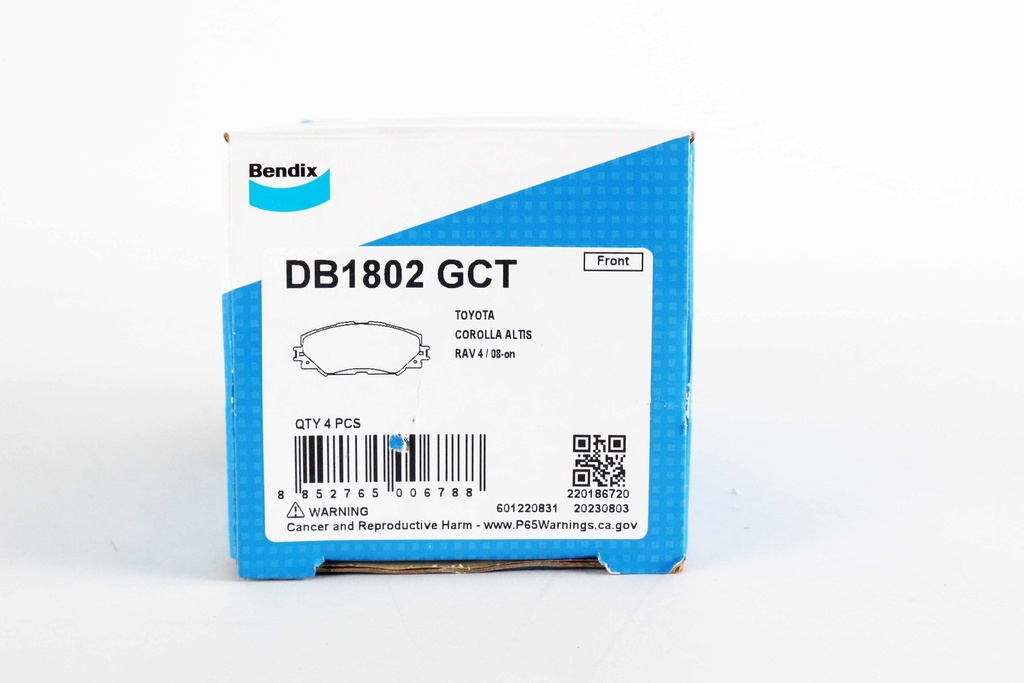 เบ็นดิกซ์(Bendix) ผ้าเบรกหน้า DB1802 GCT