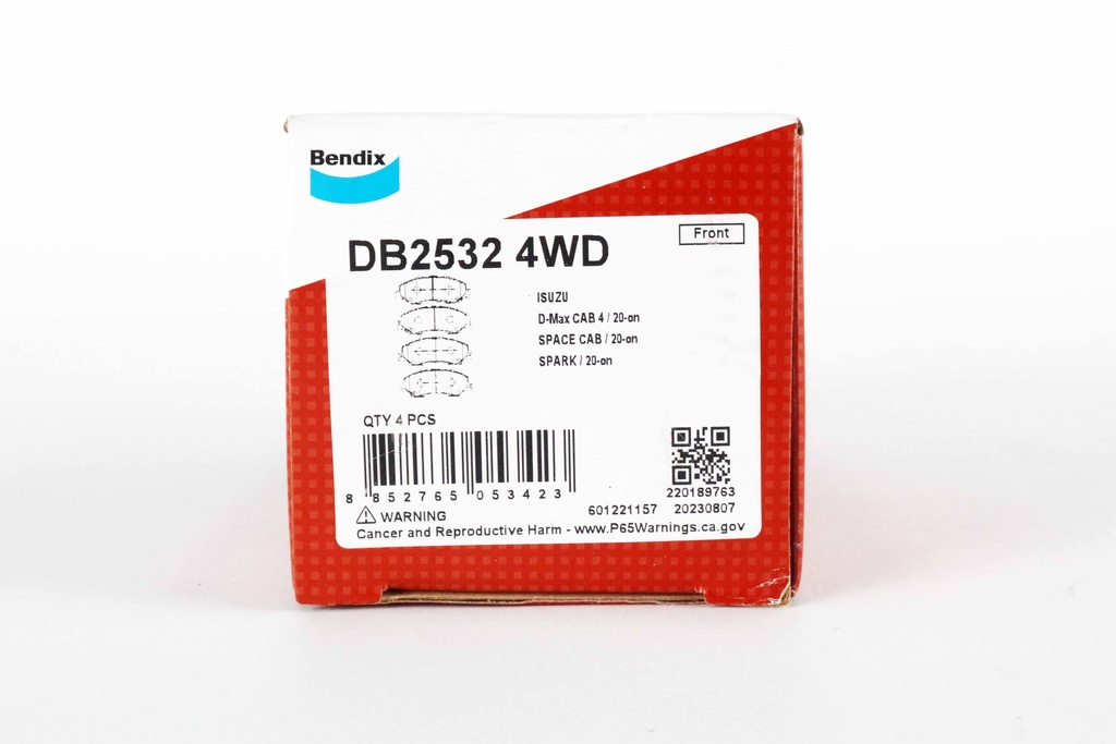 เบ็นดิกซ์(Bendix) ผ้าเบรกหน้า DB2532 UP/4WD