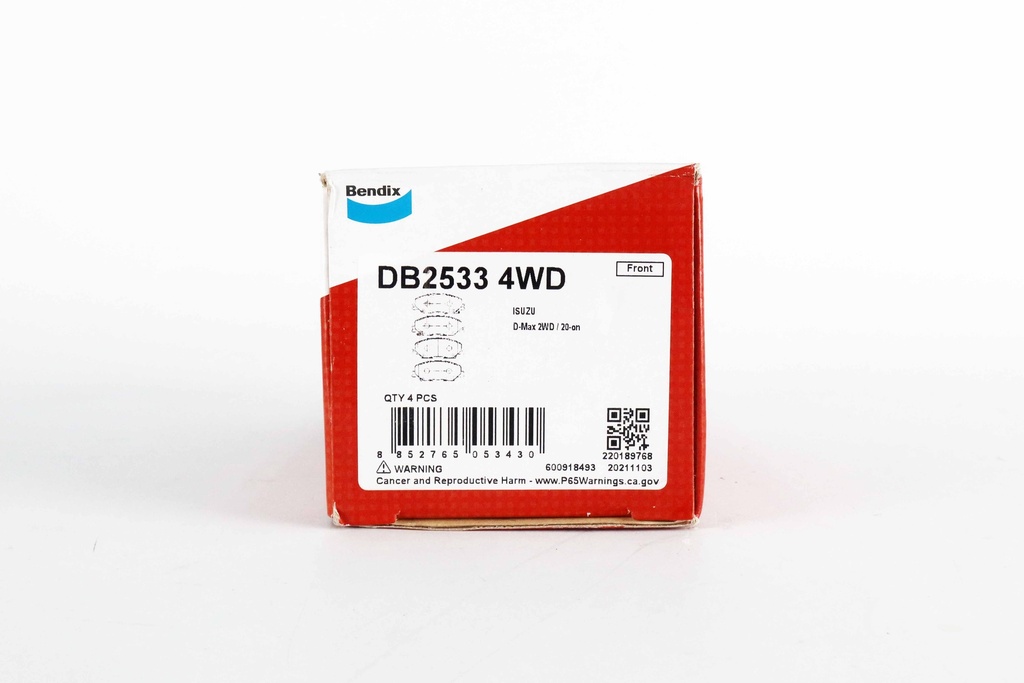 เบ็นดิกซ์(Bendix) ผ้าเบรกหน้า DB2533 UP/4WD