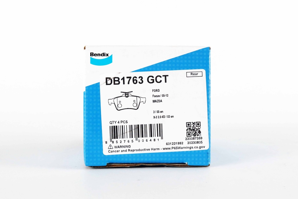 เบ็นดิกซ์(Bendix) ผ้าเบรกหลัง DB1763 GCT
