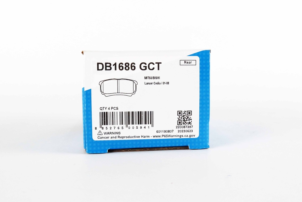 เบ็นดิกซ์(Bendix) ผ้าเบรกหลัง DB1686 GCT