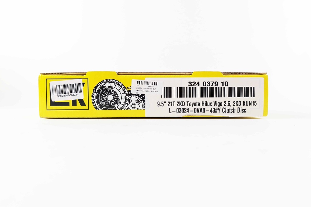 ลุค(LUK) จานคลัทช์ 9.5" 21T 2KD วีโก้ 2.5 KUN15 324 0379 10