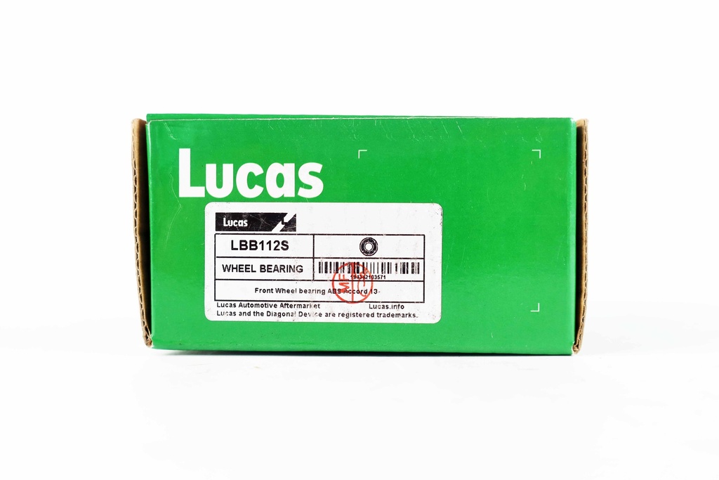 ลูคัส(Lucas) ลูกปืน ล้อหน้า ฮอนด้า แอคคอร์ด G9 2013 LBB112S