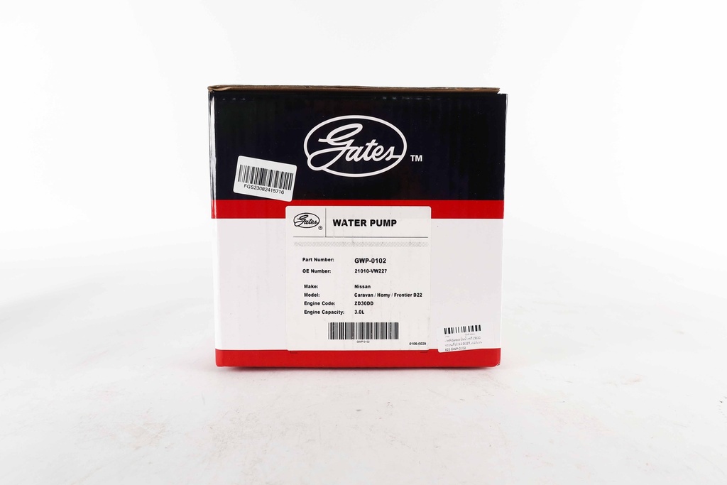 เกทส์(Gates) ปั๊มน้ำ+ฟรี ZD30 ฟรอนเทียร์ 3.0 D22T, เออร์แวน E25 GWP-0102