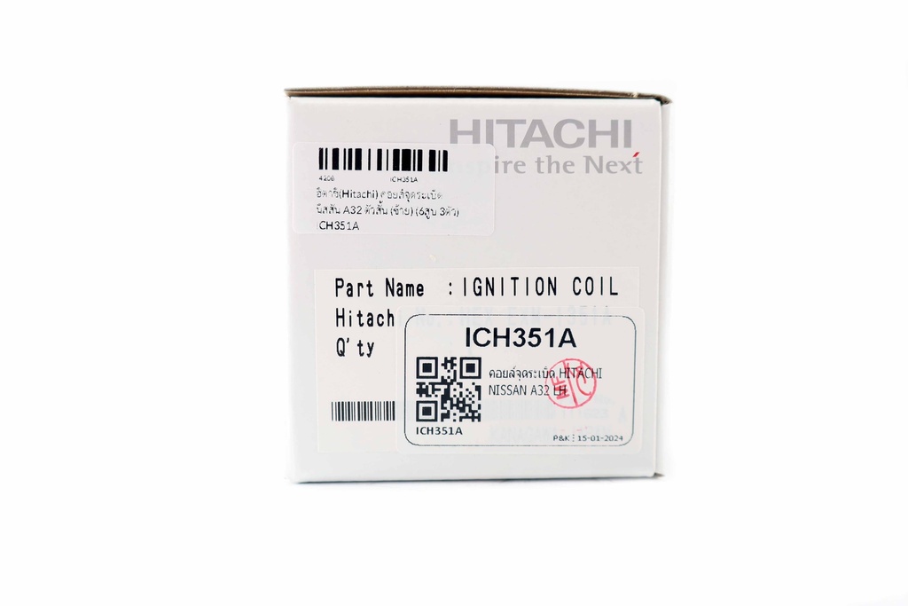 ฮิตาชิ (Hitachi) คอยล์จุดระเบิด Nissan Cefiro A32 (VQ20DE) ตัวสั้นฝั่งซ้าย ICH351A