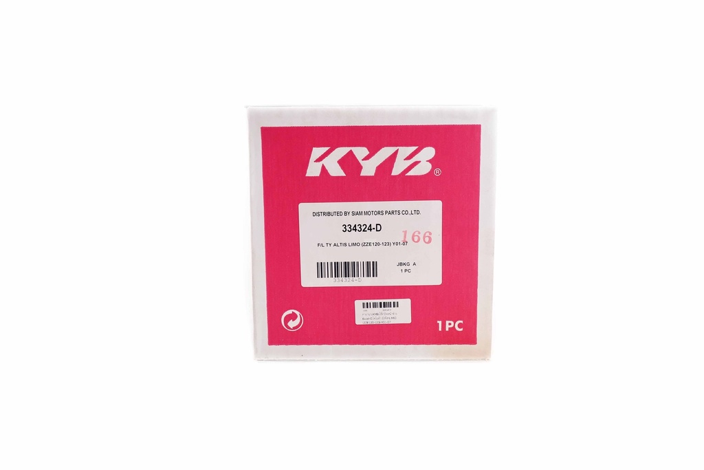 คายาบา(KYB) โช๊คอัพหน้าซ้าย Excel-G โตโยต้า อัลติส LIMO (ZZE120-123) Y01-07  334324-D