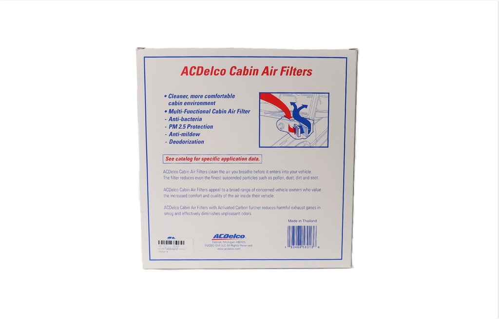 เอซีเดลโก้(ACDelco) ไส้กรองแอร์ 19373174