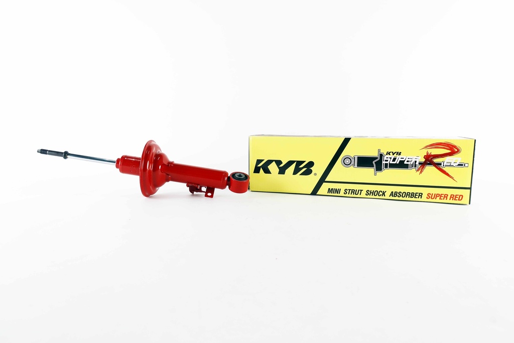 คายาบา(KYB) โช้คอัพหน้าซ้าย Super Red โตโยต้า รีโว่ 2005-2015 (2WD) (RED) (KP-420K02H) 8414004-D