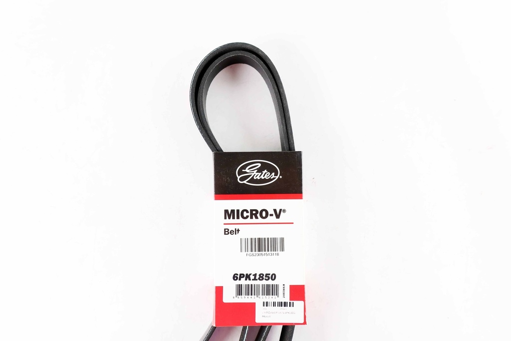 เกทส์(Gates) สายพานหน้าเครื่อง/สายพานไดชาร์จ อีซูซุ ดีแมคซ์ (TFR/TFS) RZ4E-TC/RZ4E-TCX 1.9 ปี 2015-2017 6PK1850 Micro-V Belt