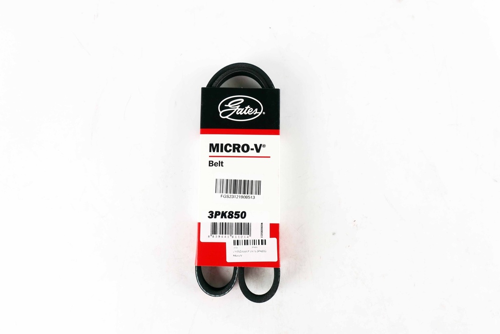 เกทส์(Gates) สายพาน เครื่องยนต์โตโยต้า วีออส NCP42 1NZ-FE 2002-2006  3PK850 Micro V