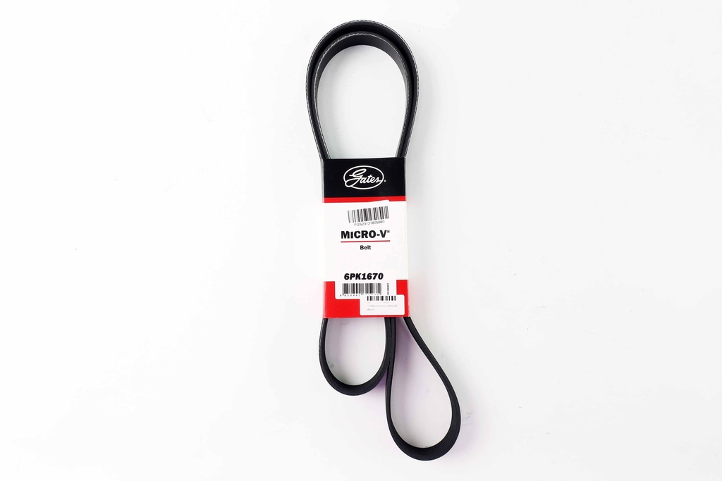 เกทส์(Gates) สายพาน เครื่องยนต์มิตซูบิชิ ไทรทัน MQ,MR ปิ๊กอัพ 2.4 DI-D (KK1T) 4N15 2015  6PK1670 Micro V