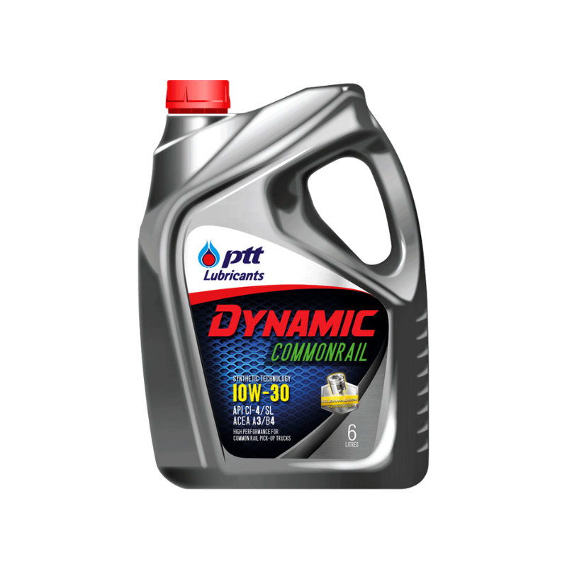 ปตท.(PTT) น้ำมันเครื่องดีเซล ไดนามิค คอมมอนเรล 10W-30 6+1L 403780