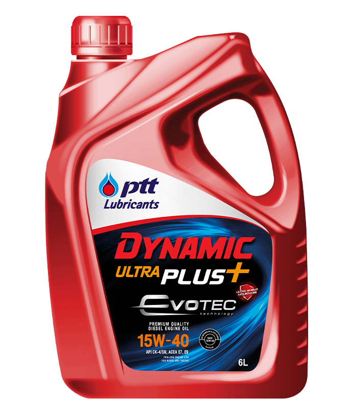 ปตท.(PTT) น้ำมันเครื่องดีเซล ไดนามิค อัลตร้า พลัส 15W-40 6+1L 406901