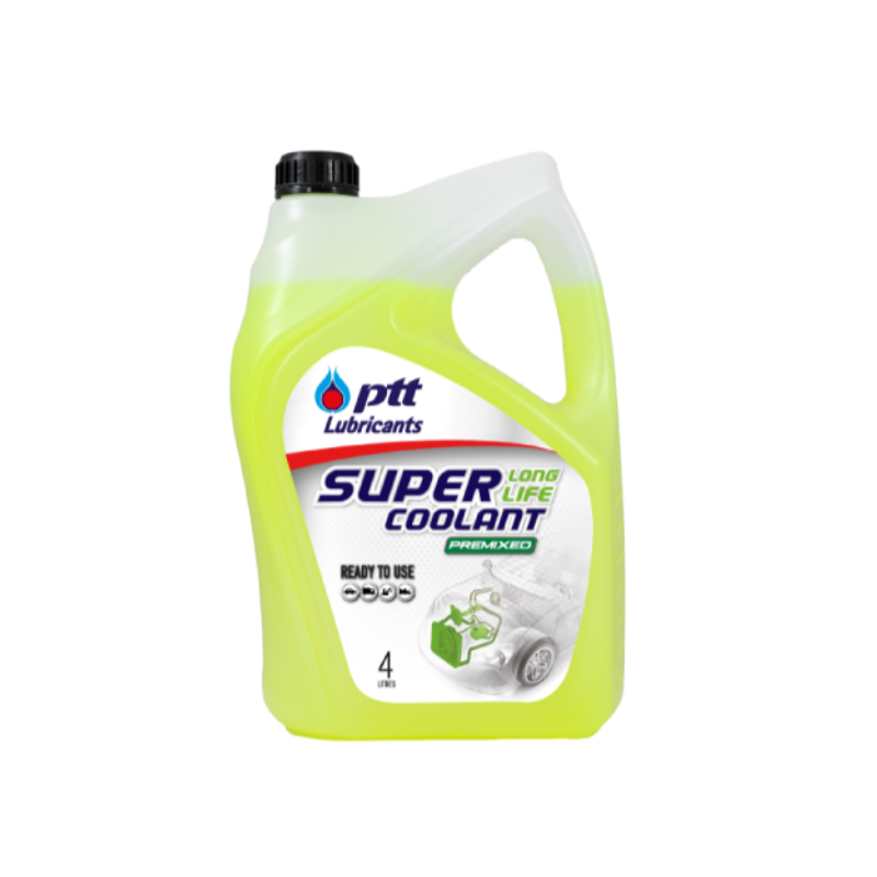 ปตท.(PTT) น้ำยาหม้อน้ำ ซุปเปอร์ ลองไลฟ์ คูลแลนท์ พรีมิกซ์ (สีเขียว) 4L 405623