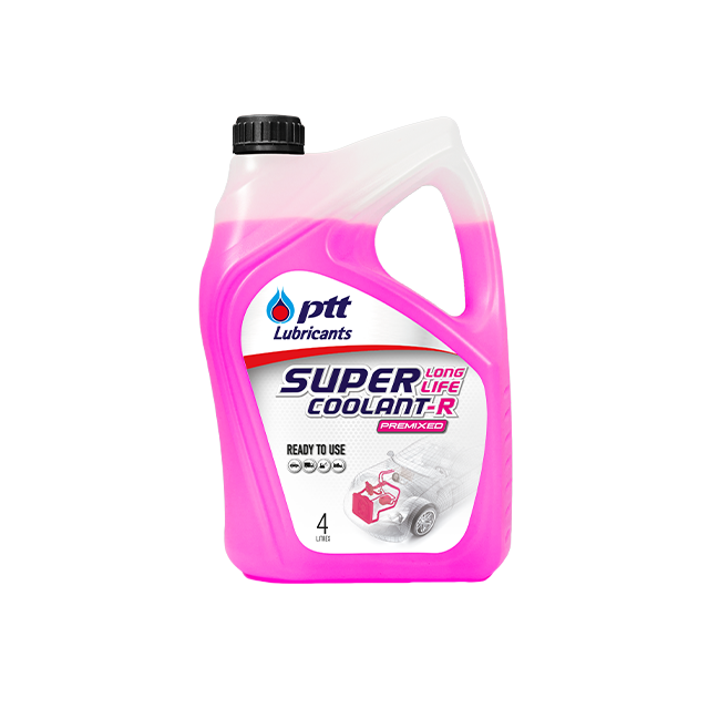 ปตท.(PTT) น้ำยาหม้อน้ำ ซูเปอร์ ลองไลฟ์ คูลแลนท์ อาร์ พรีมิกซ์ (สีชมพู) 4L 407435