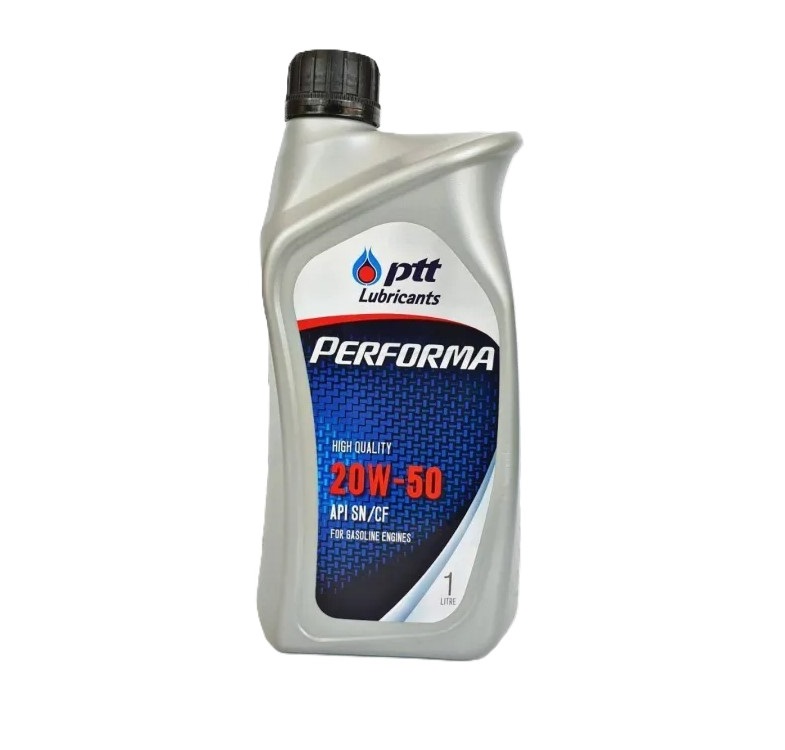 ปตท.(PTT) น้ำมันเครื่องเบนซิน เกรดธรรมดา เพอร์ฟอร์มา 20W-50 1L