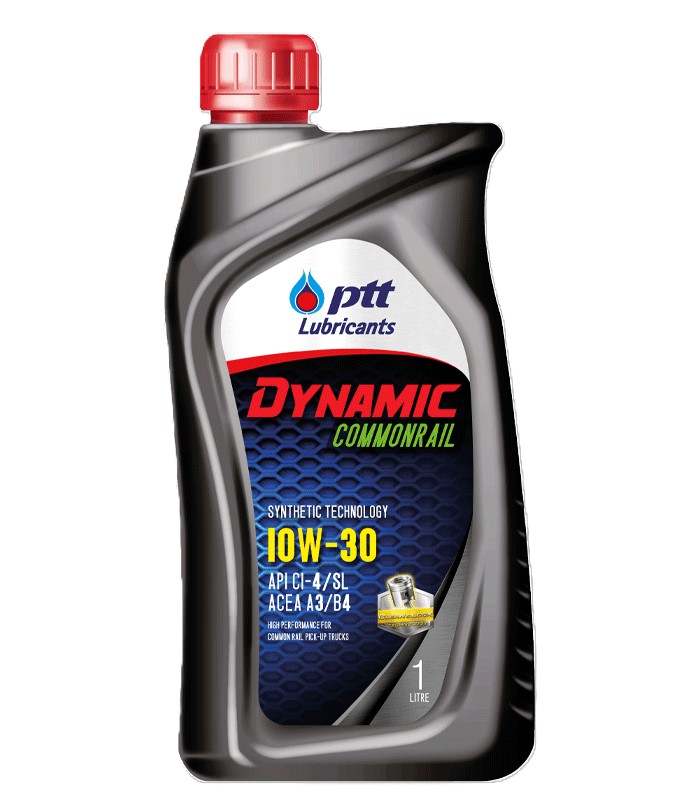 ปตท.(PTT) น้ำมันเครื่องดีเซล ไดนามิค คอมมอนเรล 10W-30 1L