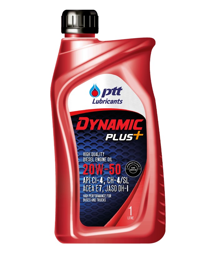 ปตท.(PTT) น้ำมันเครื่องดีเซล ไดนามิค 20W-50 1L