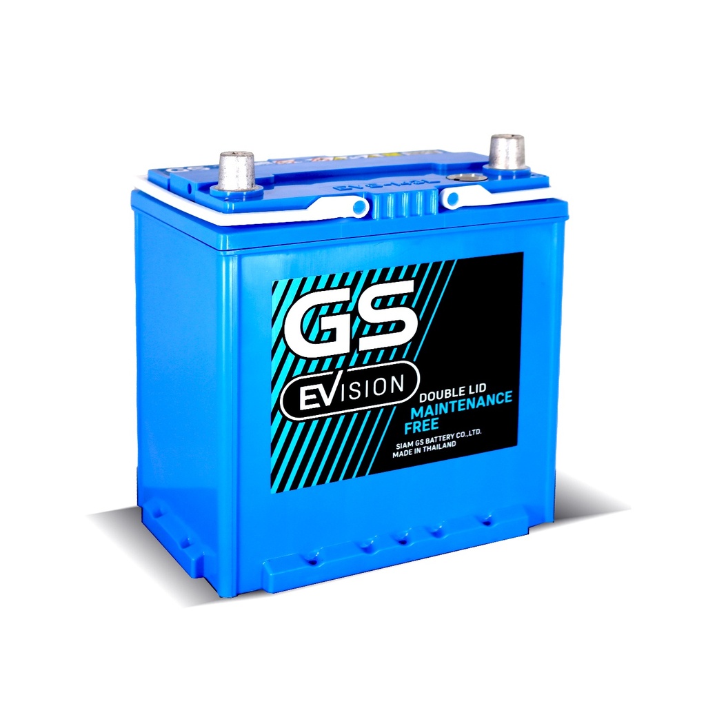 จีเอส(GS) แบตเตอรี่ EVS-N55L Amp 55 70B24 129x238x225 mm