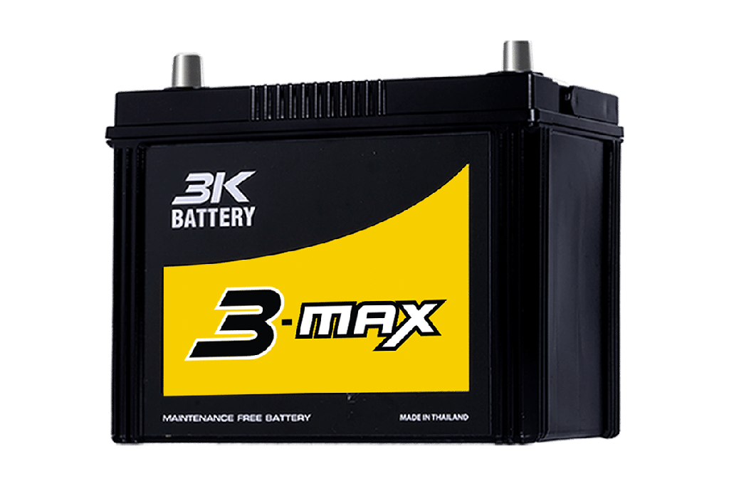 สามเค(3K) แบตเตอรี่ MAX95L กึ่งแห้ง Amp 75 90D26 258X171X200 mm