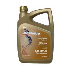 เอซีเดลโก้(Acdelco) น้ำมันเครื่องเบนซิน สังเคราะห์แท้ 5W 40 Fully Syn SN CF 4L 19374717