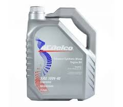 เอซีเดลโก้(Acdelco) น้ำมันเครื่องเบนซิน กึ่งสังเคราะห์ ACDelco Supreme 10W40 API SN 4/4L+1L 19379616