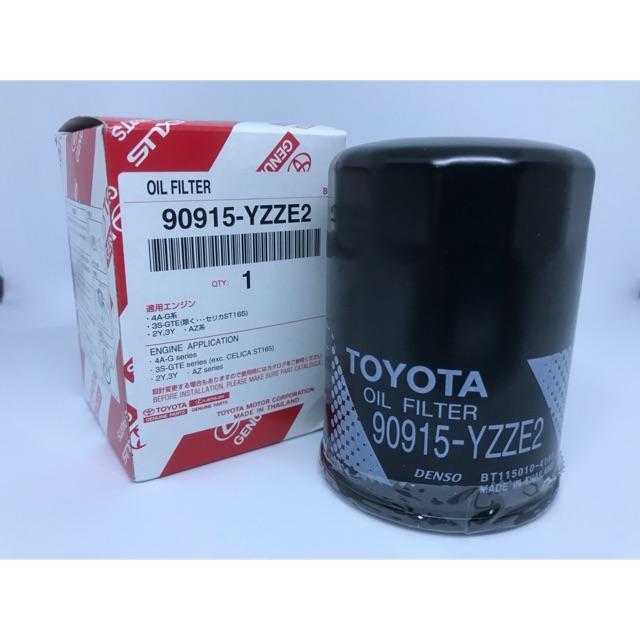 อะไหล่แท้ โตโยต้า ไส้กรองน้ำมันเครื่อง โตโยต้า คัมรี่ 2.0 2003-2006 90915-YZZE2
