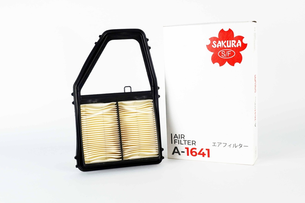 ซากุระ(Sakura) ไส้กรองอากาศ ฮอนด้า ซีวิค ไดเมนชั่น 1.7 2001-2006. A-1641 Standard