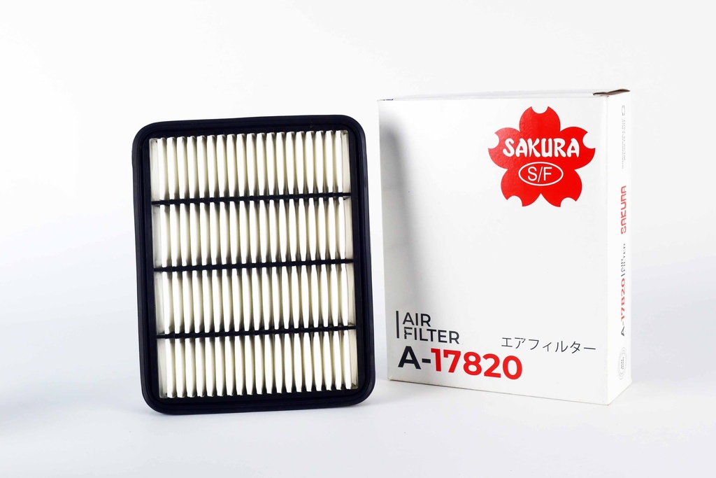 ซากุระ(Sakura) ไส้กรองอากาศ ฟอร์ด เรนเจอร์ 2.5 2003-2005,มาสด้า ไฟเตอร์ 2.5 เทอร์โบ 2003-2005. A-17820 Standard