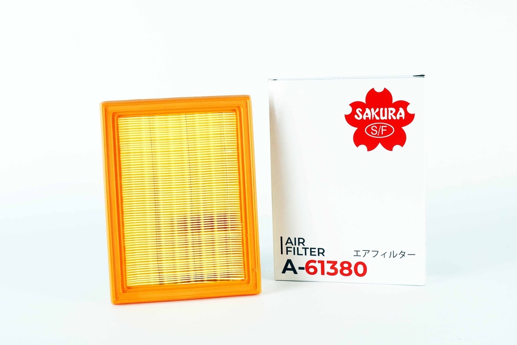 ซากุระ(Sakura) ไส้กรองอากาศ นิสสัน อัลเมร่า 1.2 2011-2019,นิสสัน มาร์ช 1.2 2011-2025,นิสสัน โน๊ต 1.2 2017-2025 A-61380 Standard