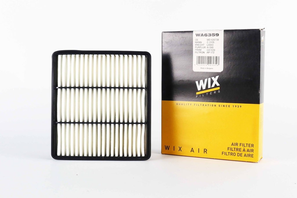 วิกซ์(Wix) ไส้กรองอากาศ 4G92-93 แลนเซอร์ อี-คาร์ 1.6/1.8 ปี1993 WA6359 Standard