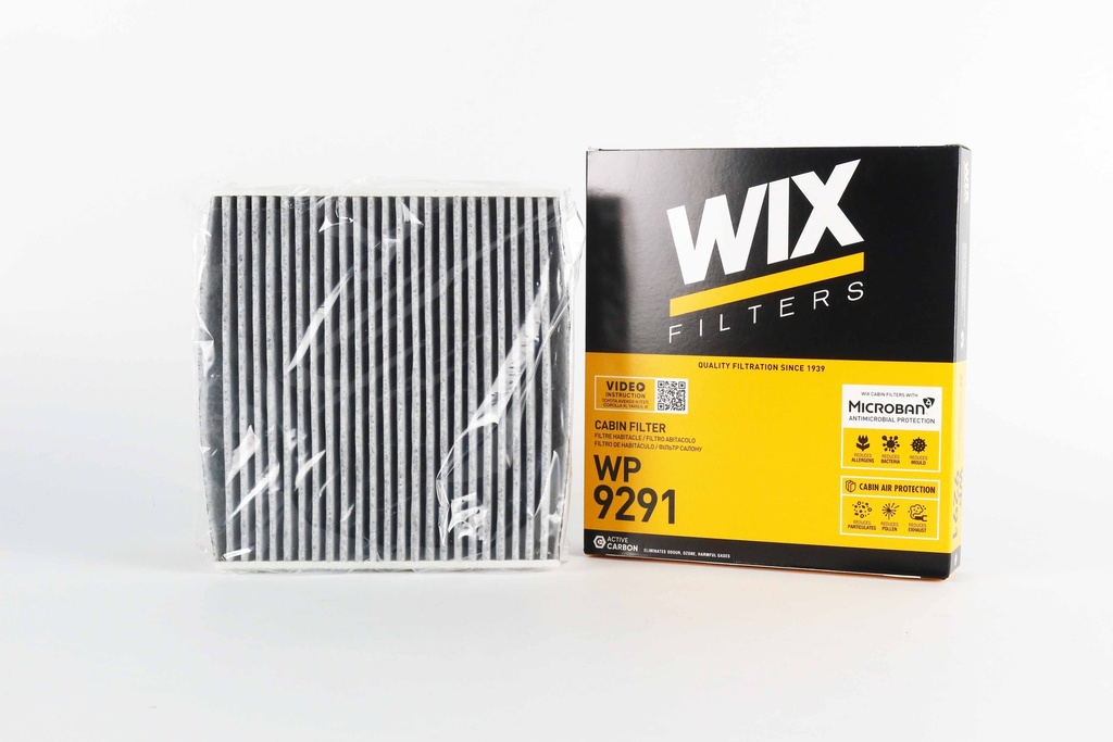 วิกซ์(Wix) ไส้กรองแอร์ วีโก้ ฟอร์จูนเนอร์ คัมรี่ ยาริส, อัลติส วีออส 2007, เลกซัส WP9291 Carbon