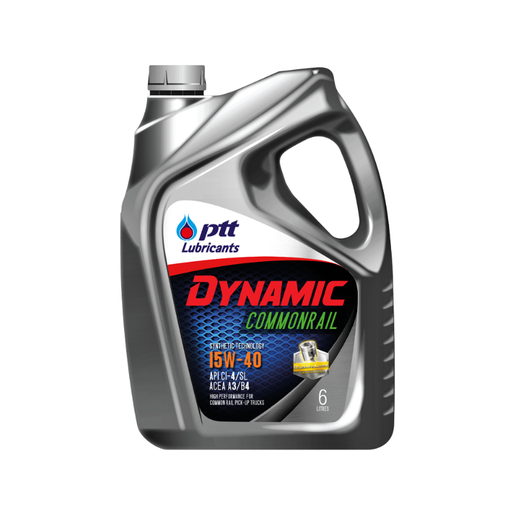 [CB0101000014] ปตท.(PTT) น้ำมันเครื่องดีเซล ไดนามิค คอมมอนเรล 15W-40 6+1L 405827