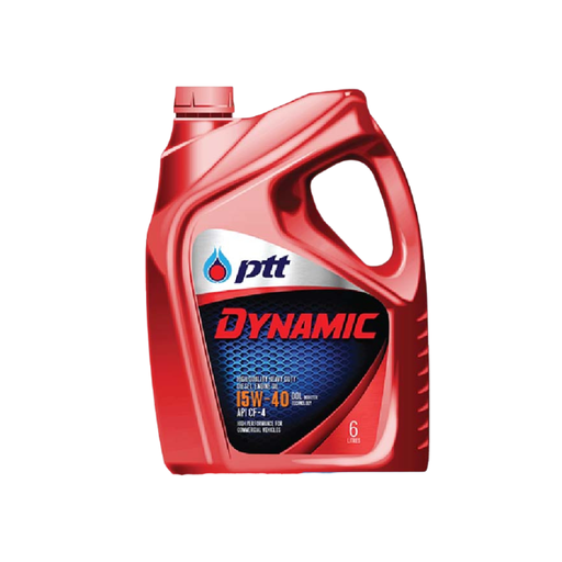 [CB0101000021] ปตท.(PTT) น้ำมันเครื่องดีเซล ไดนามิค 15W-40 6+1L 404178