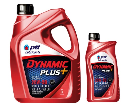 [CB0101000022] ปตท.(PTT) น้ำมันเครื่องดีเซล ไดนามิค 20W-50 6+1L 404187