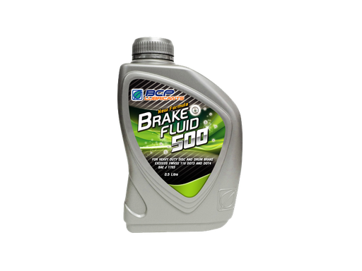 [CB0301000003] บางจาก(Bangchak) น้ำมันเบรก 500 DOT3/DOT4 0.5L 60100201