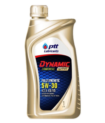[CB0101000033] ปตท.(PTT) น้ำมันเครื่องดีเซล ไดนามิค คอมมอนเรล ซินเธติก 5W-30 1L