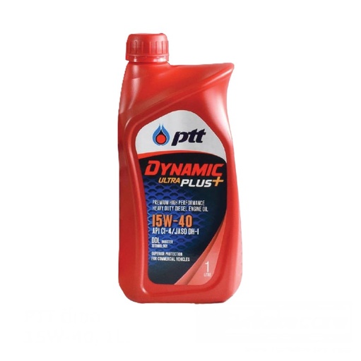 [CB0101000040] ปตท.(PTT) น้ำมันเครื่องดีเซล ไดนามิค อัลตร้า พลัส 15W-40 1L