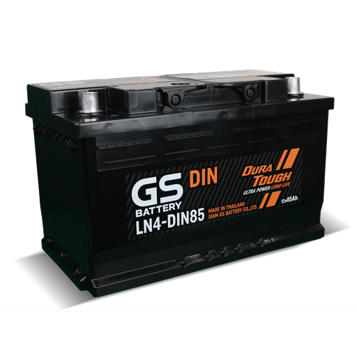 [CC0101000026] จีเอส(GS) แบตเตอรี่ LN4-DIN85 Amp 85 175x315x190 mm