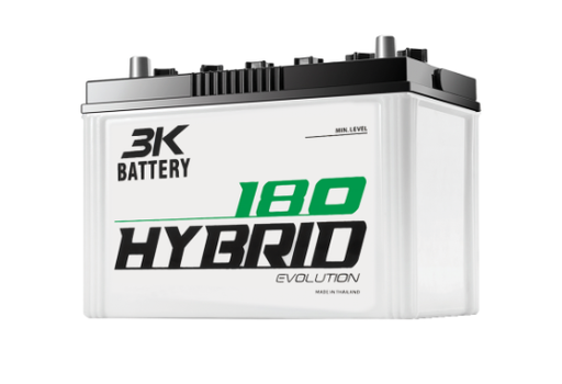 [CC0101000038] สามเค(3K) แบตเตอรี่ HB180R ไฮบริด Amp 80 80D31 304X171X200 mm