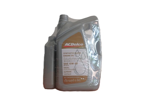 [CB0101000144] เอซีเดลโก้(Acdelco) น้ำมันเครื่องดีเซล กึ่งสังเคราะห์ Supreme 10W-30API CK4 6+1 19379619