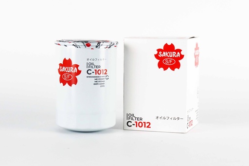 [CA0203000051] ซากุระ(Sakura) ไส้กรองน้ำมันเครื่อง ไทตัน 3.2 2006-2011,ปาเจโร สปอต 3.2 2009-2011 C-1012 Standard