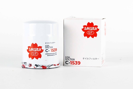 [CA0203000033] ซากุระ(Sakura) ไส้กรองน้ำมันเครื่อง อิซูซุ โคโลราโด 2.5/3.0 2004-2005,ดีแมคซ์ ไดเรก 2.5/3.0 2002-2004 C-1539 Standard
