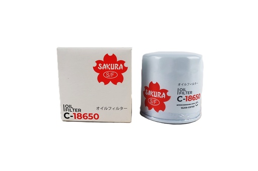 [CA0203000058] ซากุระ(Sakura) ไส้กรองน้ำมันเครื่อง นิสสัน นาวารา เอ็นพี300 2015-2025 C-18650 Standard